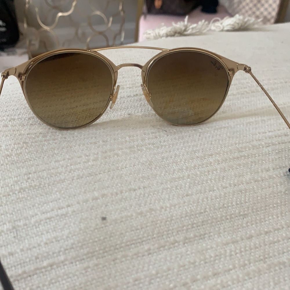 Authentic Ray-Ban Double Bridge Circle Sunglasses - image 4